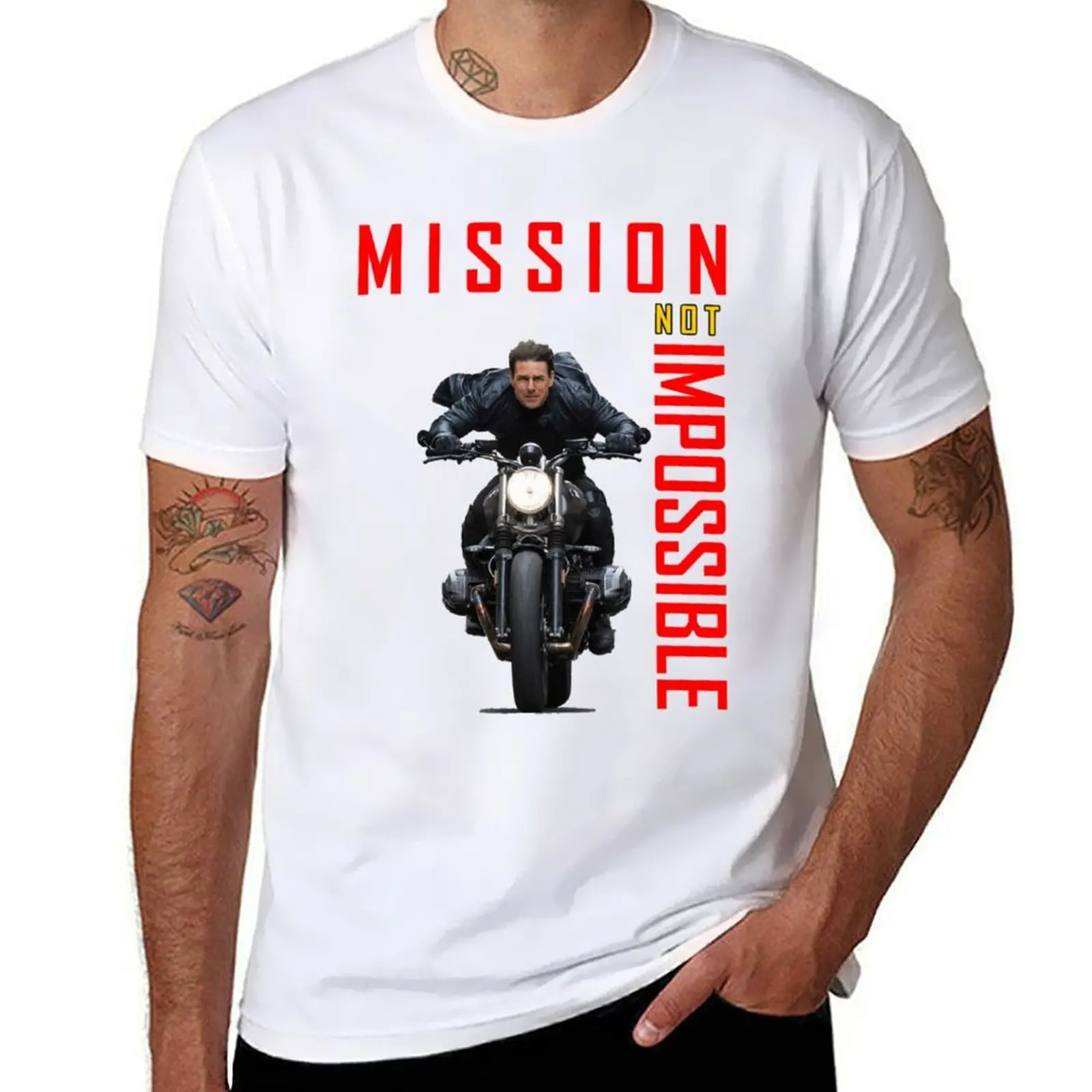 

Mission Not Impossible Cool Design Classic T-Shirt man tshirt anime t shirts oversize T-Shirt