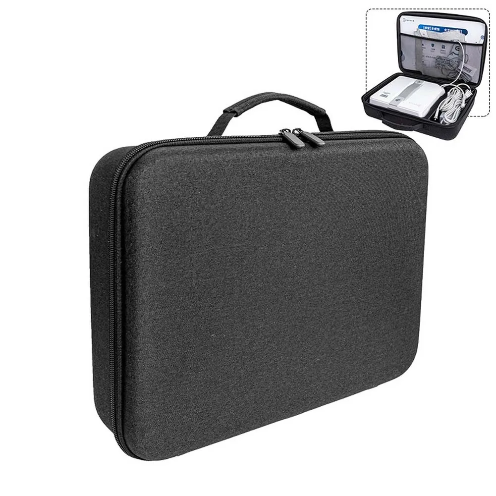 Black EVA Hard Shell Storage Bag For For Ecovacs W1S W2S For Winbot For Mini Cleaning Robot Protective Carrying Case With Handle