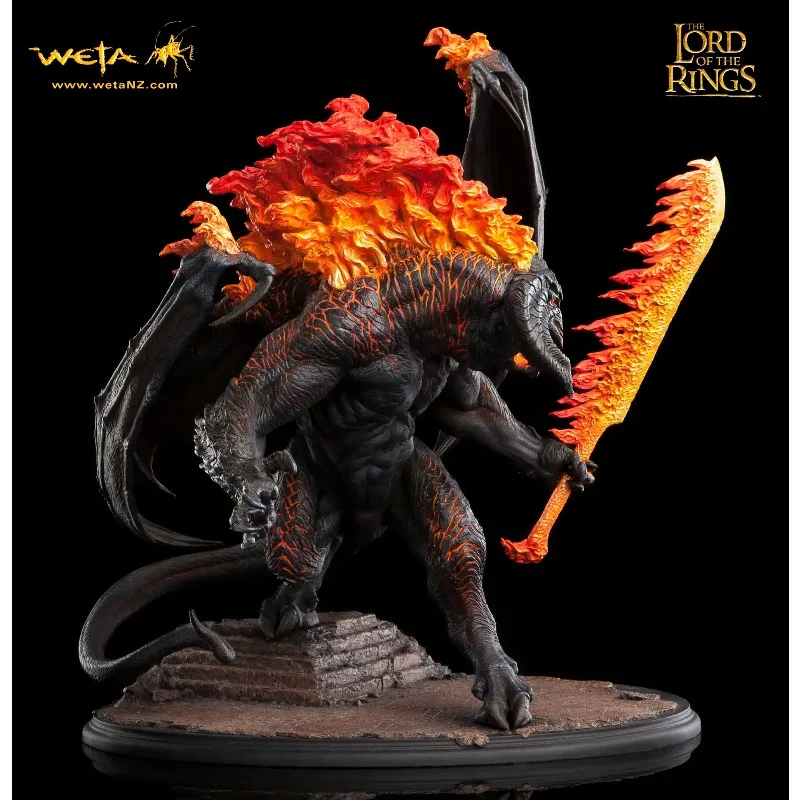 En stock Original Weta 1/6 Balrog of Moria Estatua Obra de arte Altura Aprox. Modelo de 52 cm