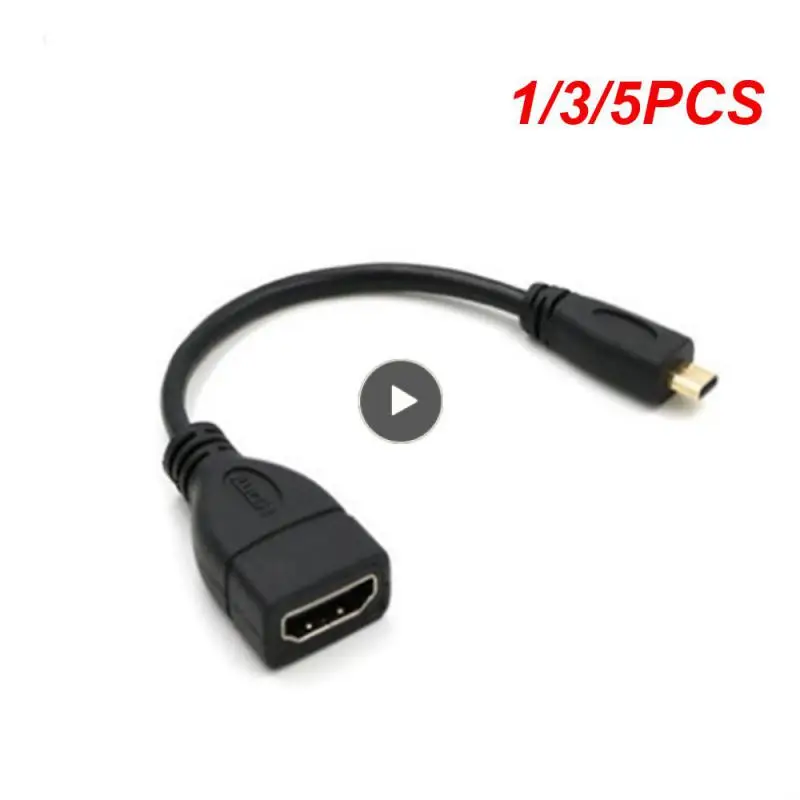 1/3/5PCS 2.0 Type A Female to Micro USB B Female Adapter cable