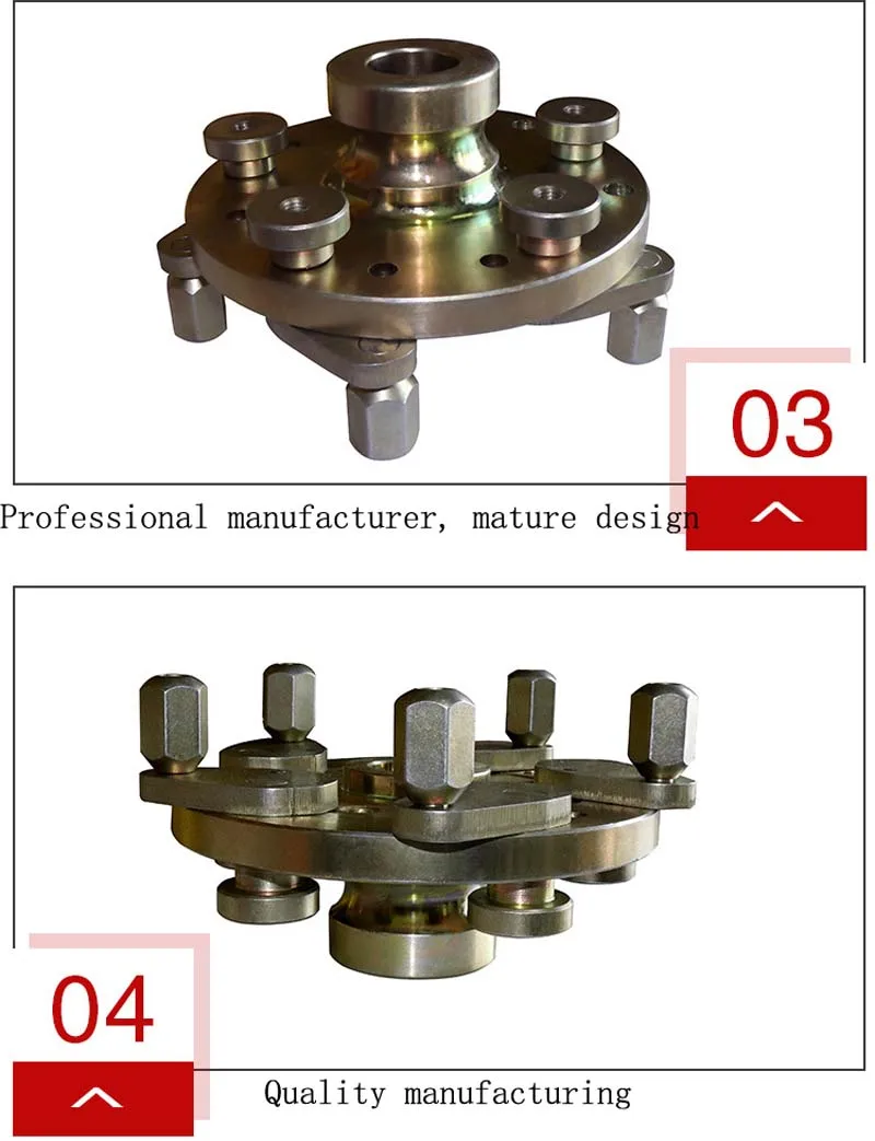 36 38 40mm adattatore regolabile Auto Auto moto pneumatico equilibratore ruota 5Lug piastra flangia universale pneumatico dispositivo di