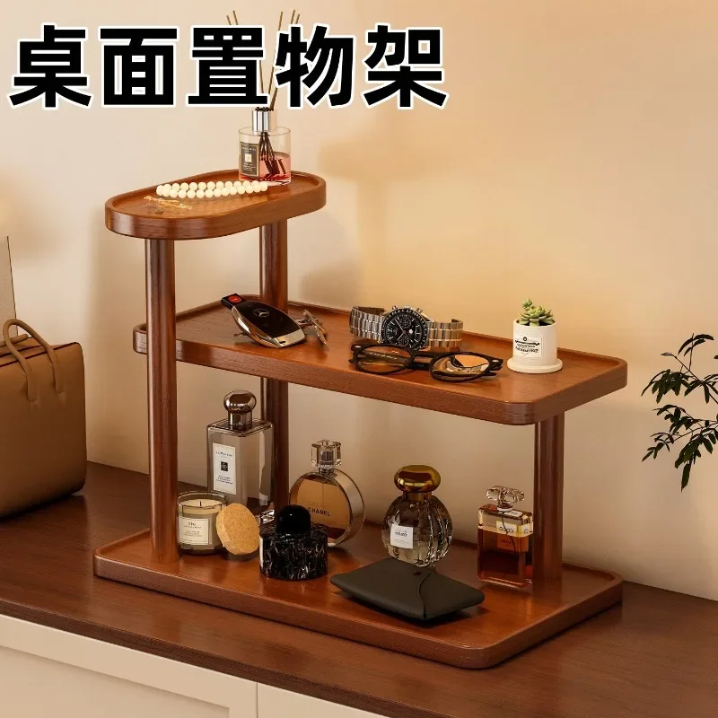 Desktop shelf, home multi-layer display stand, tea room cup, tea cup holder