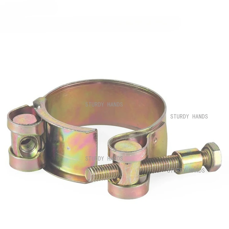 5PCS/lot fastener Metal strong type throat clamp thickened European heavy-duty pipe clamp water pipe clamp oil pipe buckle screw