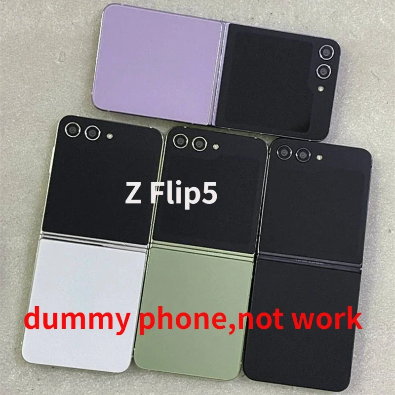 Dummy Phone For Samsung Z Flip5 Fake Phone Model For Z Flip 5 5G Display Toy 1:1 Real Not Working Not Real Black Screen