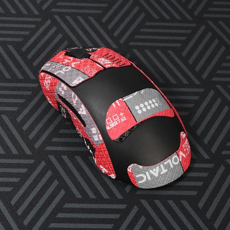 Fita antiderrapante premium para steelseries prime mouse – adesivo de pele absorvente de suor para controle de jogos pro