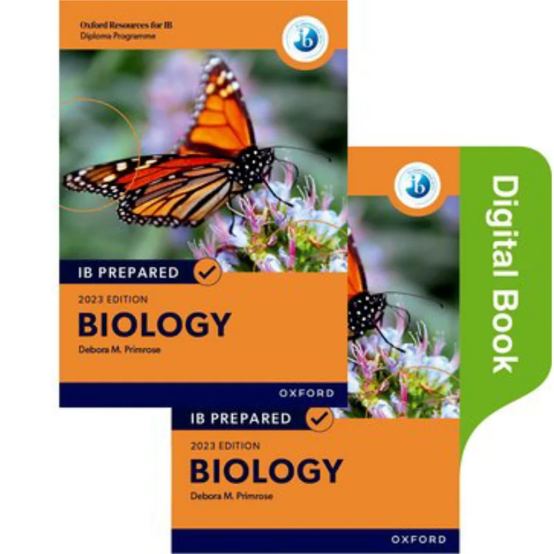 

NEW IB Prepared Biology Print Digital Book Suitable For 2025 Assessments Onwards Debora M Primrose 9781382058315