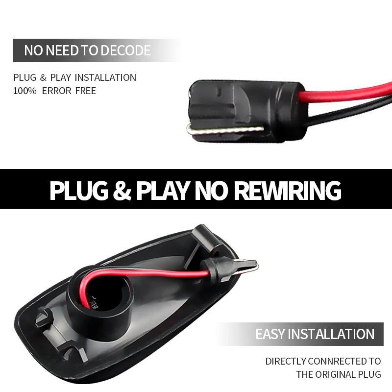 2 قطعة لمرسيدس بنز S-CLASS W140 V-Class W638 CLK-Class W208 C208 A208 CLK320 LED أضواء العلامات الجانبية الديناميكية بدوره مصباح إشارة