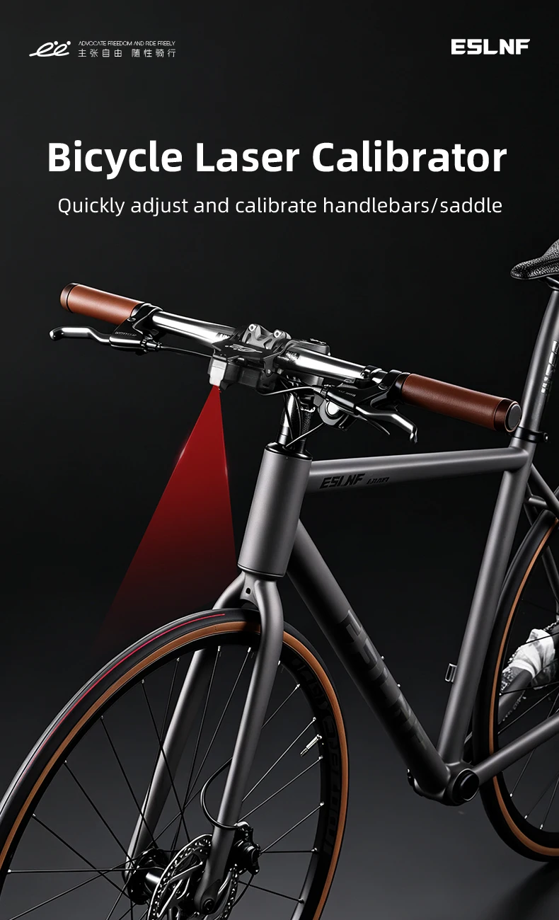 ESLNF Fahrradsattel-Kalibrator Fahrradwerkzeug Fahrradlenker-Ausrichter Sitzmittelpunkt-Einsteller Messwerkzeug Ausrichtungsanzeige-Werkzeug ﻿ – Detail 1