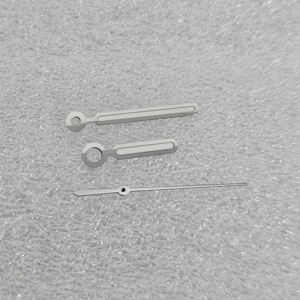 Nuovi accessori per la modifica dell'orologio Lancette dell'orologio Oro rosa Argento Bordo nero Bianco Adatto per movimento automatico NH35/364R /7s