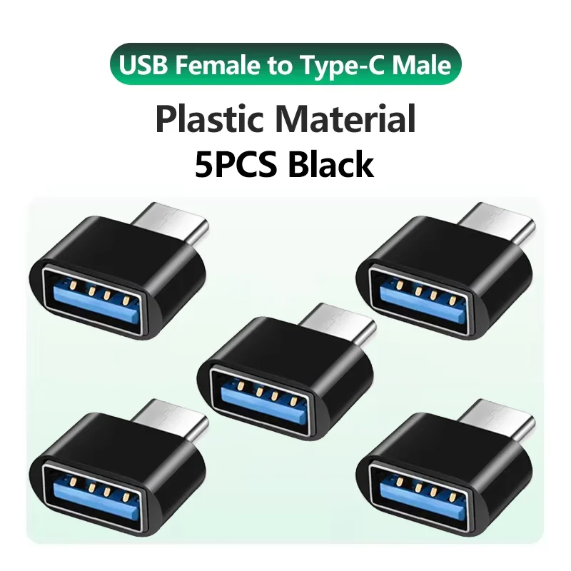USB naar USB C-adapter voor iPhone 17 USB C Female naar USB Male Autolader Adapter Type C Converter voor Apple 16 voor Samsung Galaxy