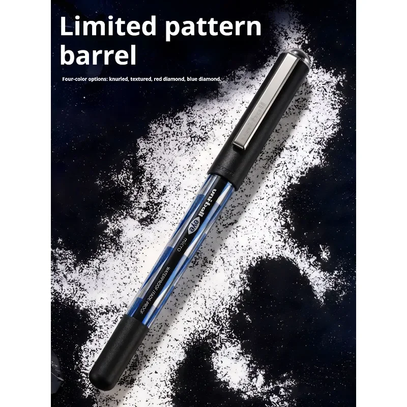 Uni Ball Limited UB-150 Rollerball Pen,0.5mm Black Lightfast Pigment Ink 1800M Writing Length ForExam Signing,Planner,Journaling