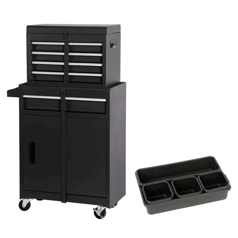 Box Cabinet Convenient Easily Easy High High quality Quality Toolbox Tools Tool Chest, 5-Drawer Rolling Tool Storage Cabinet wit