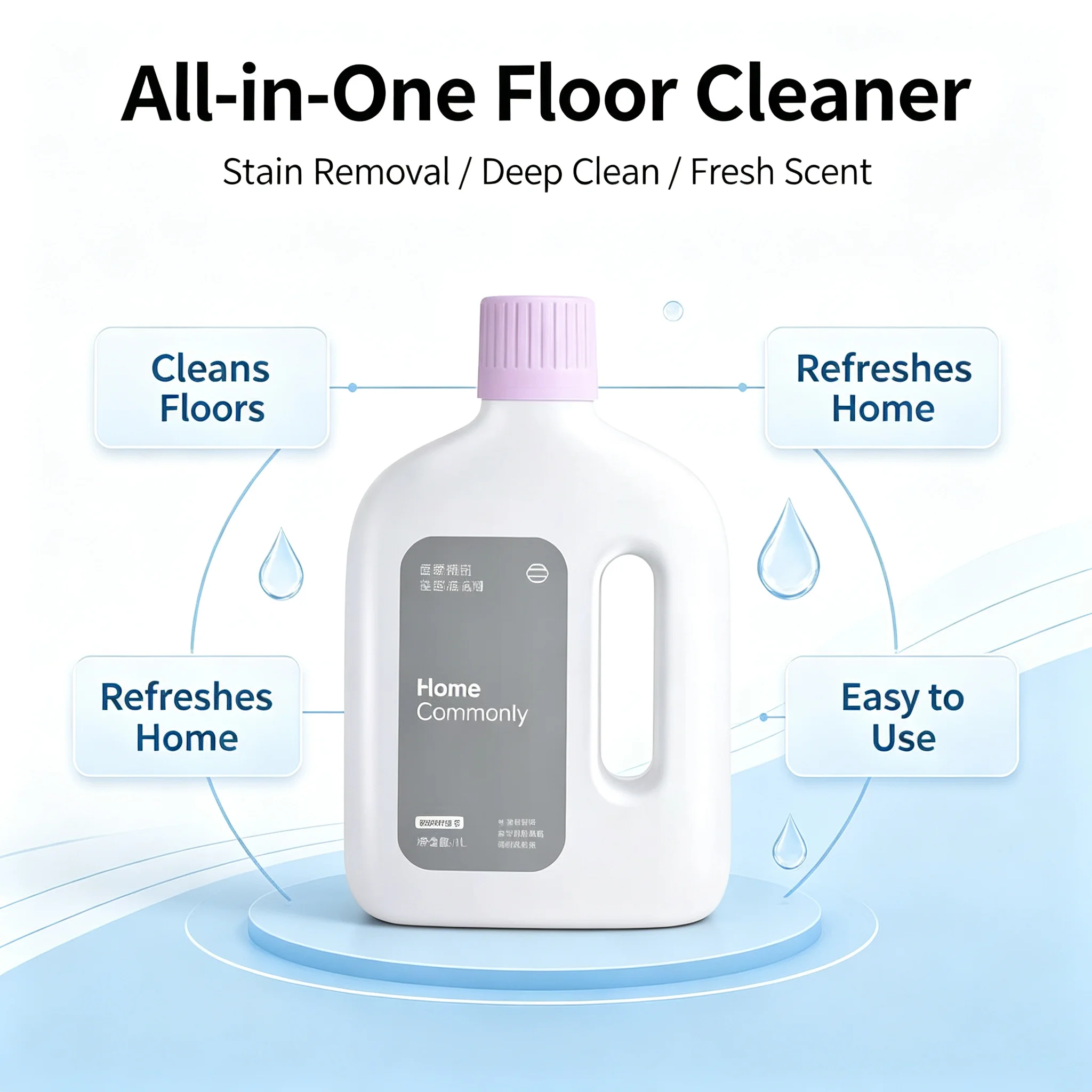1L Special Floor Cleaning Fluid for XIAOMI Mijia M40 Omni H50 Pro X20/X20 Plus X10/X10 Plus M30S X20 Max Vacuum Cleaner