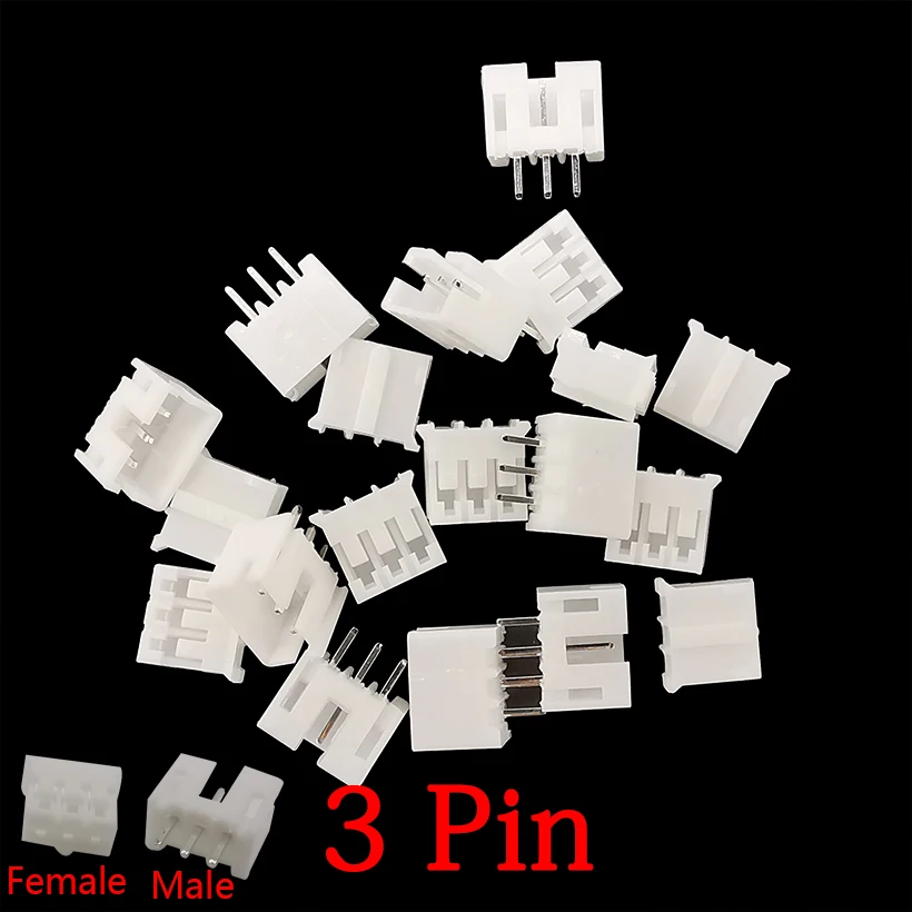 100Pcs JST PH 2.0 2/3/4/5 Pin Terminal Plastic Housing Male Female Pin Header Connector JST 2.0 2mm Plug Socket Shell