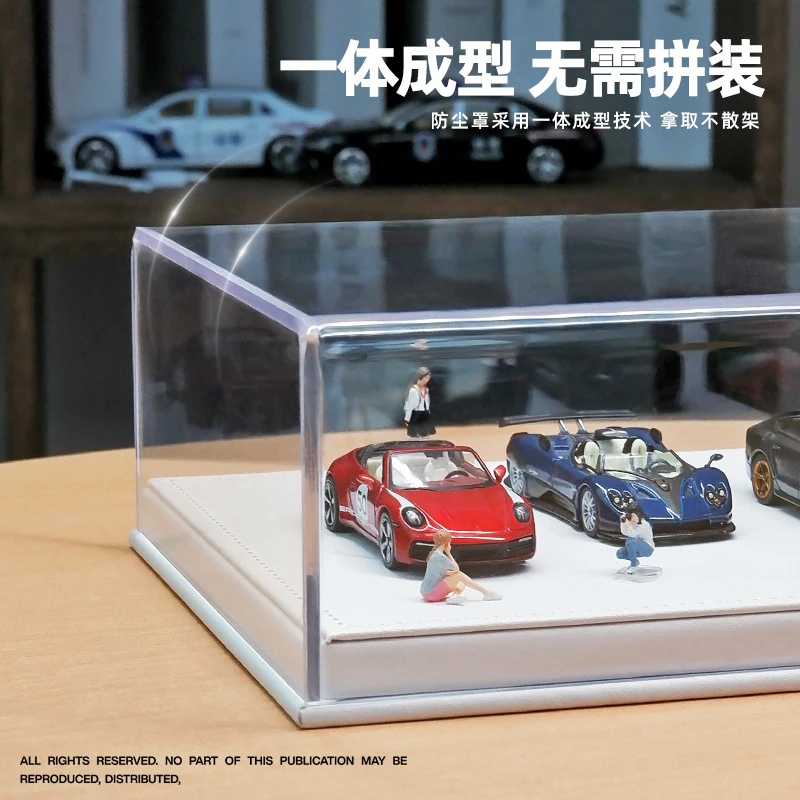 1:64 Display Cabinet Box Storage box for Car Model Vehicles Dioramas Miniatures Figure Toy Desktop Decoration Collection Gift 
