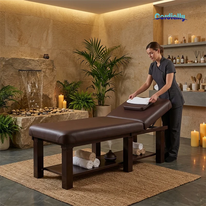Beauty Massage Table Spa Specialty Ear Cleaning Face Tattoo Beds Therapy Lash Thai Massage Bed Salon Furniture