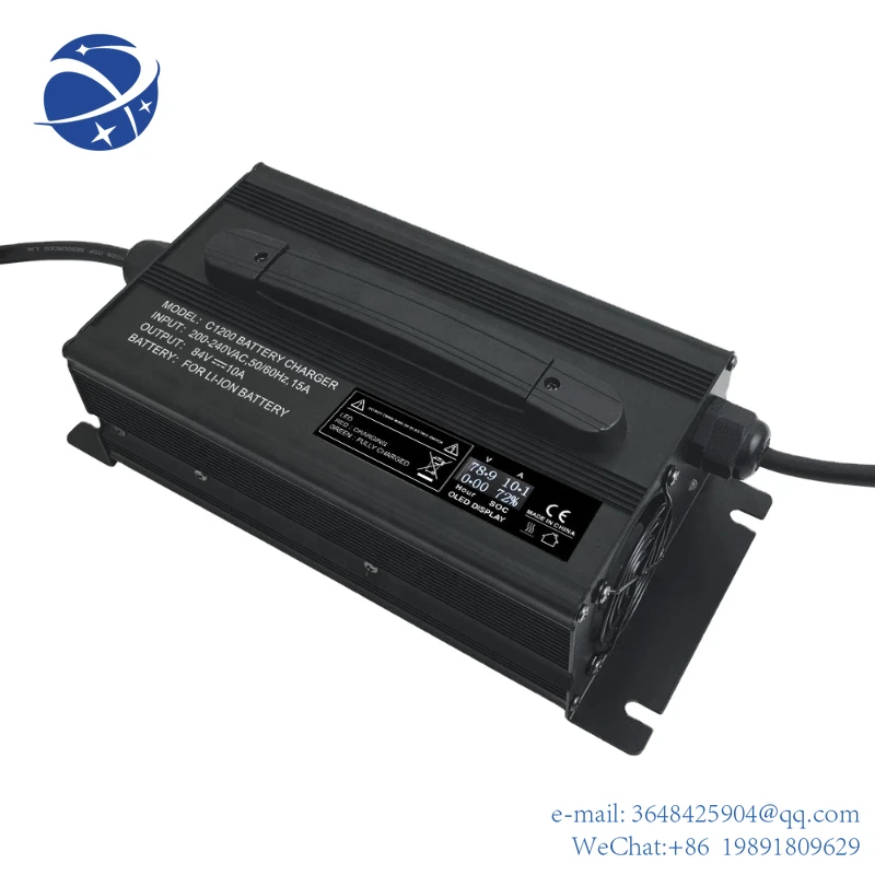 

YYHCC1200 72v lifepo4 battery charger carregador de bateria universal chargers 72volt 15a for auto electrico