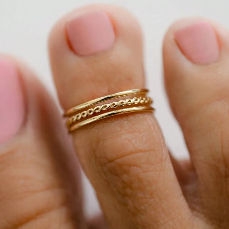 Adjustable Toe Ring Foot Jewelry Beach Jewelry, Summer Jewe…