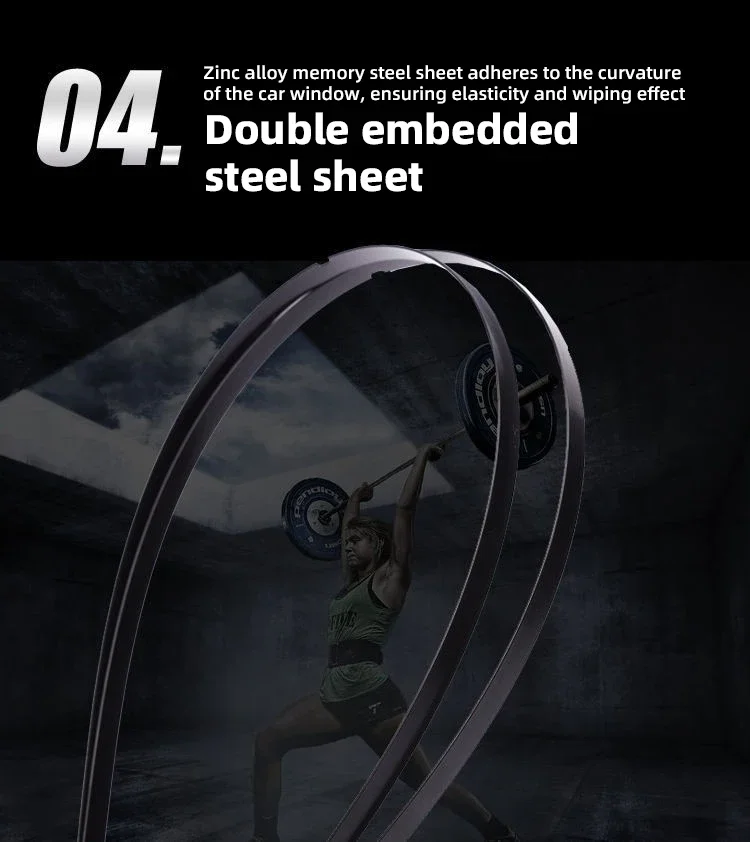 لمازدا MX-5 NB 1998 ~ 2003 2004 2005 رودستر مياتا مزدوجة المطاط الجبهة ممسحة شفرات نافذة الزجاج الأمامي فرش اكسسوارات السيارات #4