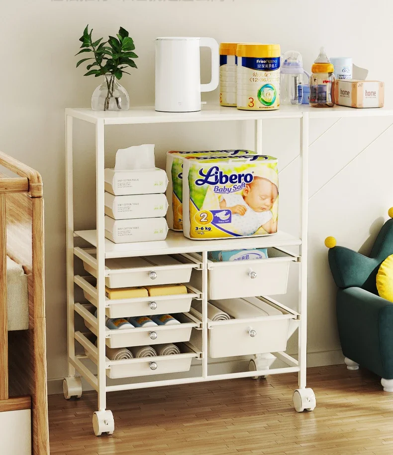 

Storage cabinets, shelves, newborn nurseries, bedside feeding bottle cabinets in bedrooms