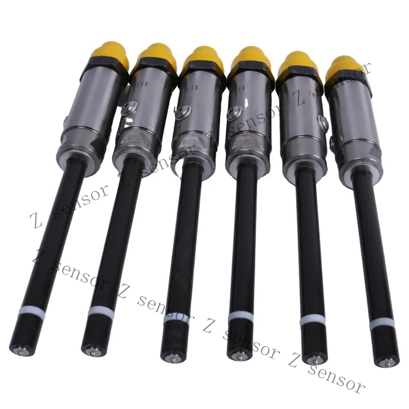 AAA+ 6X Fuel Injector 7W-7038 0R-4124 compatible CA# 3306 3306B D6H D6D D6R Engine
