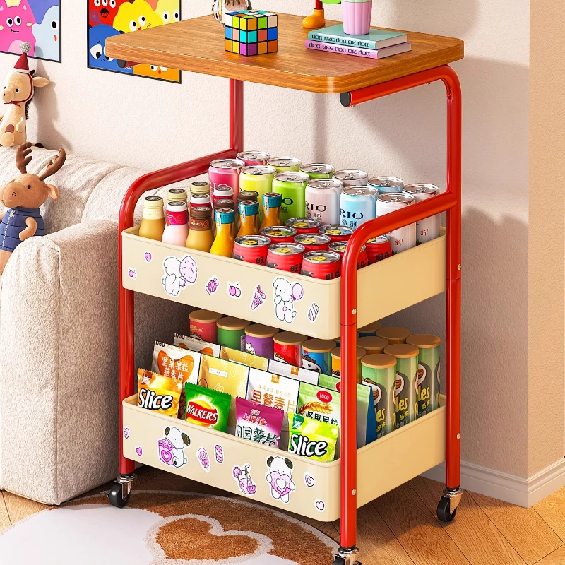 الدوبامين عربة الوجبات الخفيفة تخزين الرف غرفة المعيشة الطابق الدائمة أريكة متنقلة السرير وحدة التخزين كاريلو مانيكير الأثاث