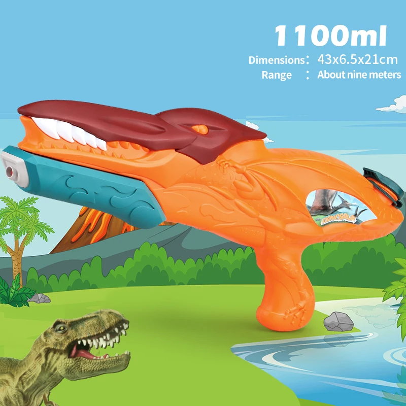 Kid Toy Water Gun Dinosaur Summer Outdoor Sport Swimming Pool Sandbeach Play Water Gun Bath Toys Children Gifts