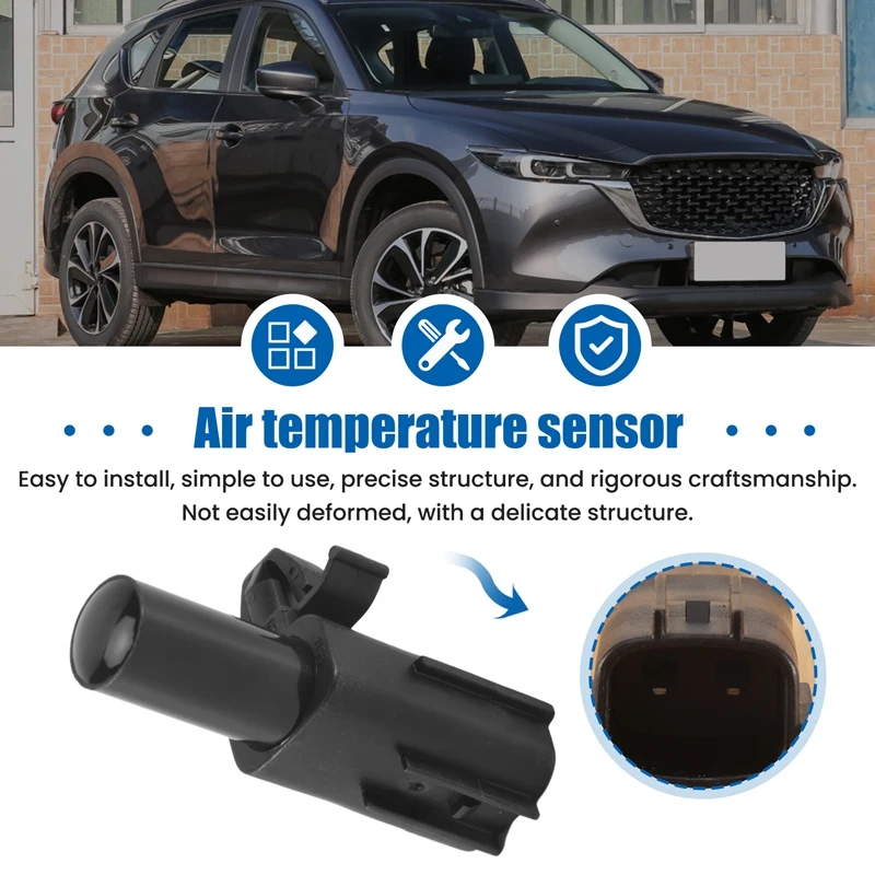 Sensor de temperatura del aire exterior para MAZDA 2/3/5/6, CX-5, CX-7, 2006-2014, G5-18-61-764