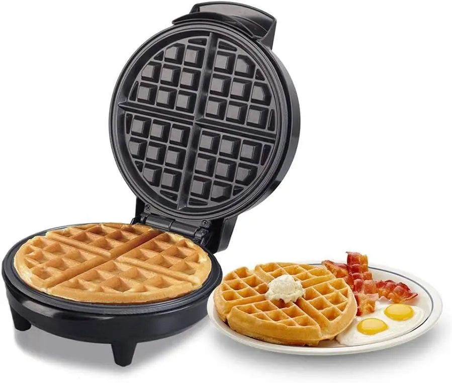 

Waffle maker ， 3-minute waffle maker breakfast bread maker ， sandwich maker adjustable temperature control electric baking pan W