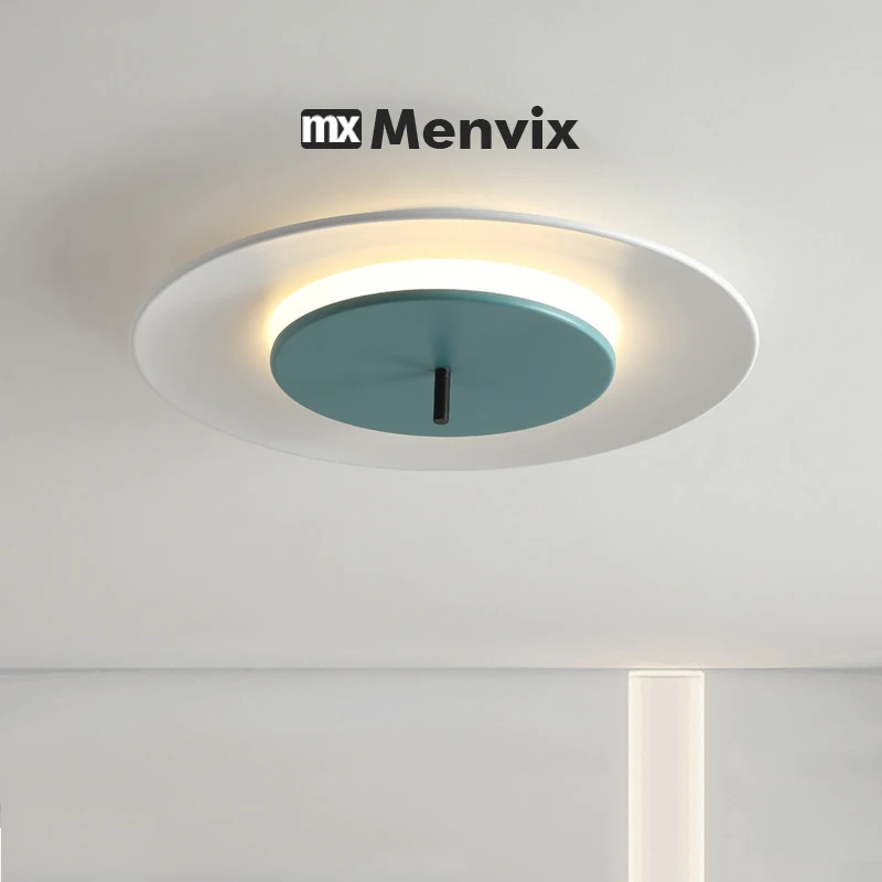 Menvix Macaron Ceiling Lamps led Lights For Room Bedroom Smart Lamp Lighting Fixture Ultrathin Led Ceiling Light For Living Room