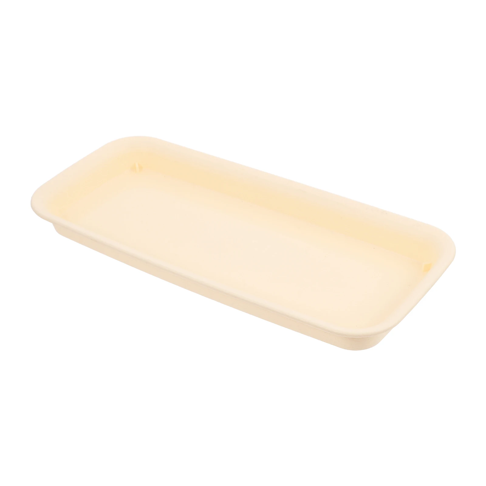

1PC Rectangular Flowerpot Resin Plant Drip Tray Water Catcher for Potted Plants Planter Saucer Shallow Tray
