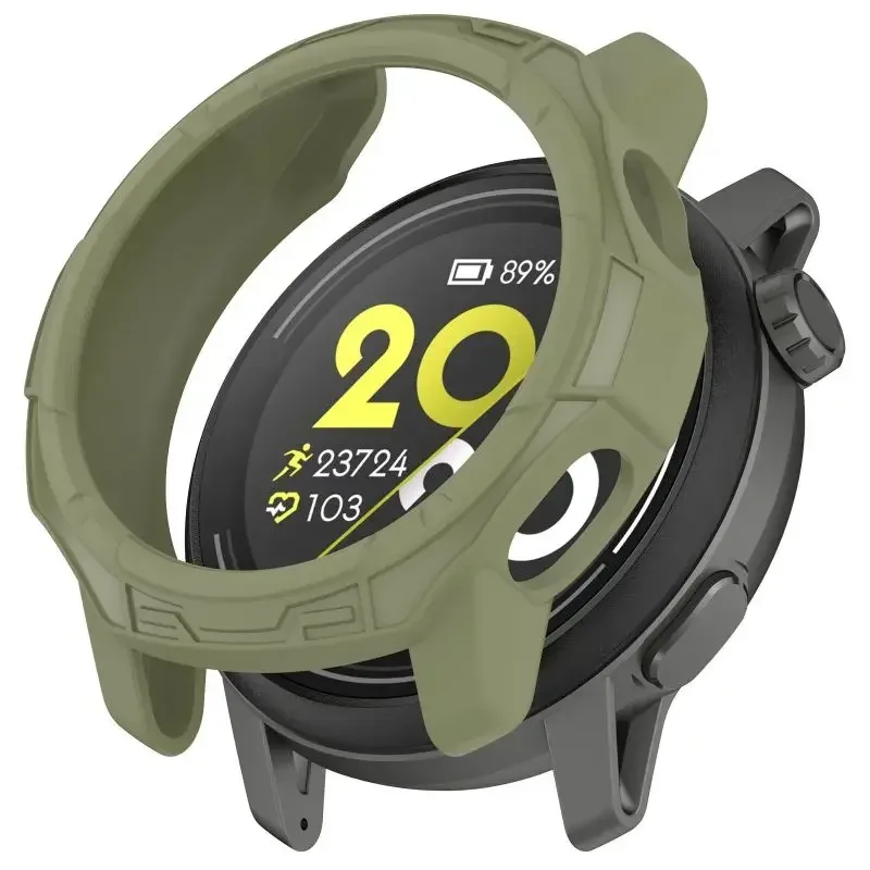 غطاء حافظة من السيليكون مجوف لـ COROS PACE 3 حزام ساعة ذكية ناعم من مادة البولي يوريثان واقي مصد السيارة ملحقات شل Pace3