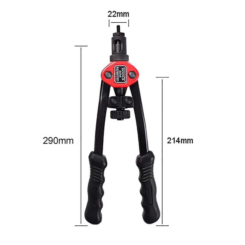 Imagem -06 - Rebitador Arma Parte Rosqueada Mandril Substituição para Porca de Mão Rebite Métrica com M3-m8 m3 m4 m5 m6 m8 Alicate Cabeça Ferramenta Rebite