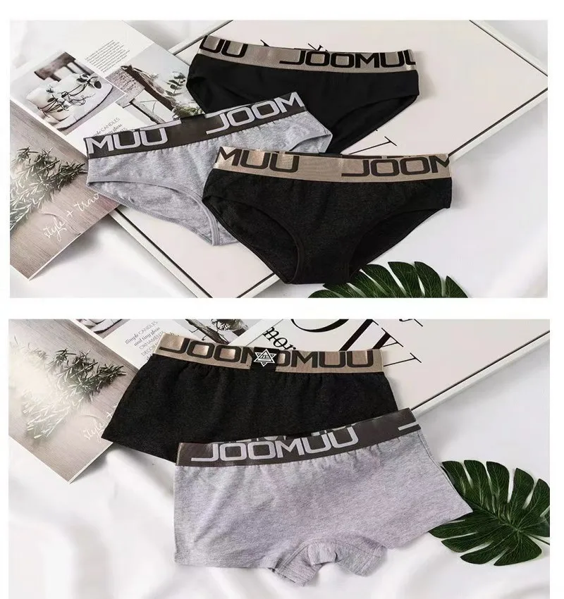 3PCS New Ultra Soft 100% cotton Women\'s boxer panties Sexy Sports Briefs for women Female Boyshorts Lady Underwear Lingerie