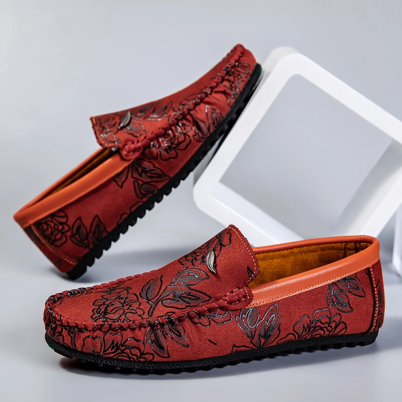 YRZL حذاء رجالي بدون كعب حذاء كاجوال غير قابل للانزلاق 2025 مريح خفيف الوزن أحذية رياضية قارب الأخفاف للرجال أحذية مشي الصيف #4