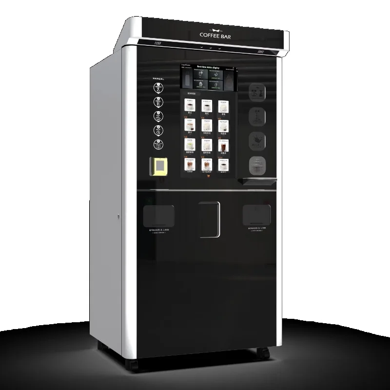 Distributore automatico di caffè completamente automatico Macchina per caffè da chicchi a tazza per ufficio/ristorante/hotel