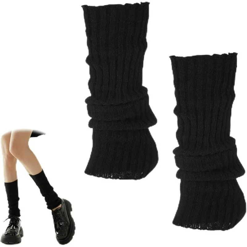 Scaldamuscoli Calzini Coprigambe caldo lavorato a maglia femminile Scaldamuscoli da donna Lady Autunno Crochet Heap Heap Calzini Polsini per stivali 2025 Primavera