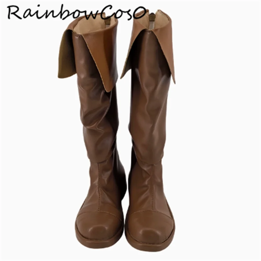 Link Cosplay Scarpe Stivali Gioco Anime Party Halloween RainbowCos0 W4976