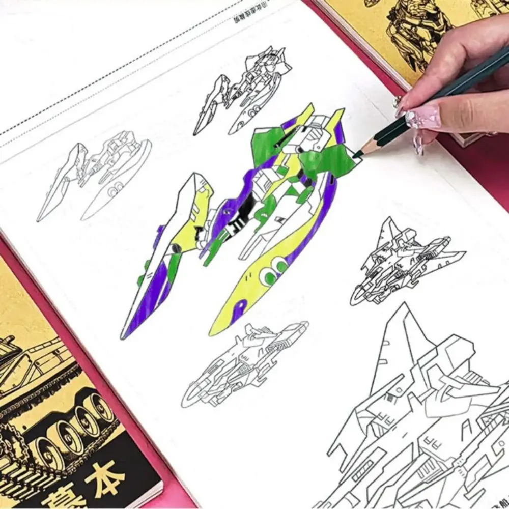 DIY Hand Drawn Hand Painted Tutorial Book Practicing Art Tracing Sketch Art Copy Practice Book Studying Sketching