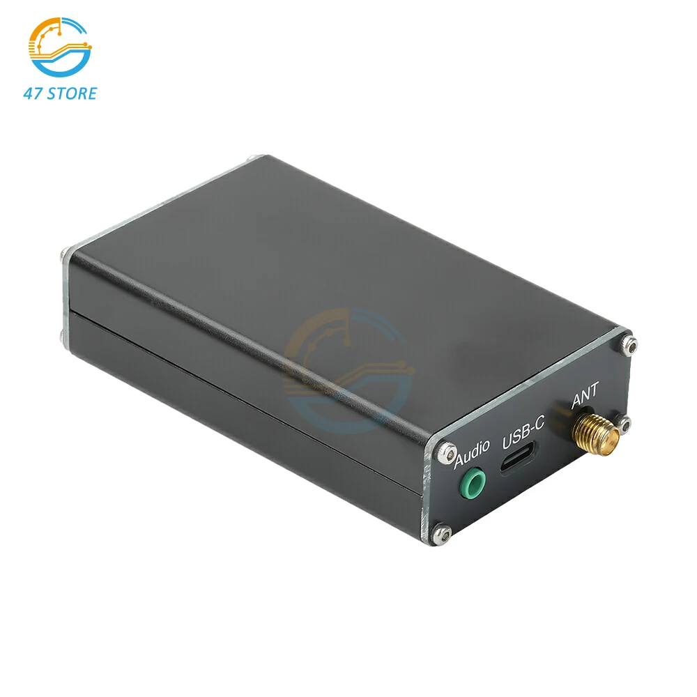 2000 متر FM الارسال 0.5 واط 76-108 ميجا هرتز شاشة ديجيتال FM هوائي جهاز ريسيفر استقبال وإرسال 3.5 مللي متر الصوت ستيريو نوع-C واجهة