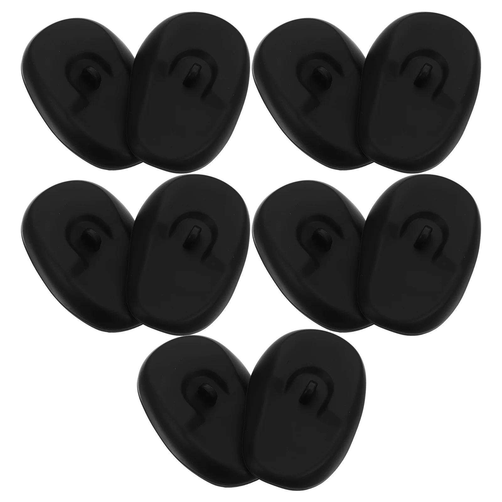 6Pairs Hair Dye Earmuffs Silicone Ear Protectors Stylish Comfortable Fit Professional Salon Barber Home DIY Black - Image 5