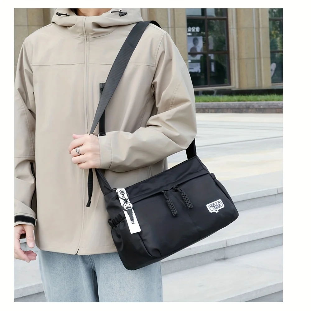 

Новая мужская сумка через плечо большой вместимости, повседневная спортивная сумка через плечо, модный модный рюкзак, дорожная сумка