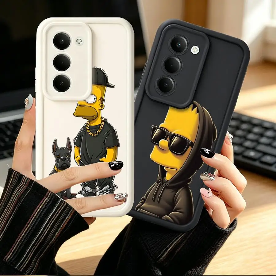 Hülle für Samsung Galaxy A57 A56 A27 A13 A34 A37 A16 A35 A36 A26 A32 Handyhülle A71 A72 A51 A73 A53 A54 S-Simpsons Cool Bart