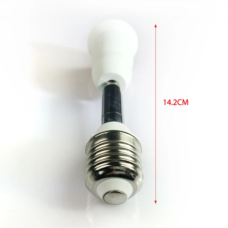 【New】Flexible Position Holder Extender E27 Socket Base Screw Bulb Extension Adapter