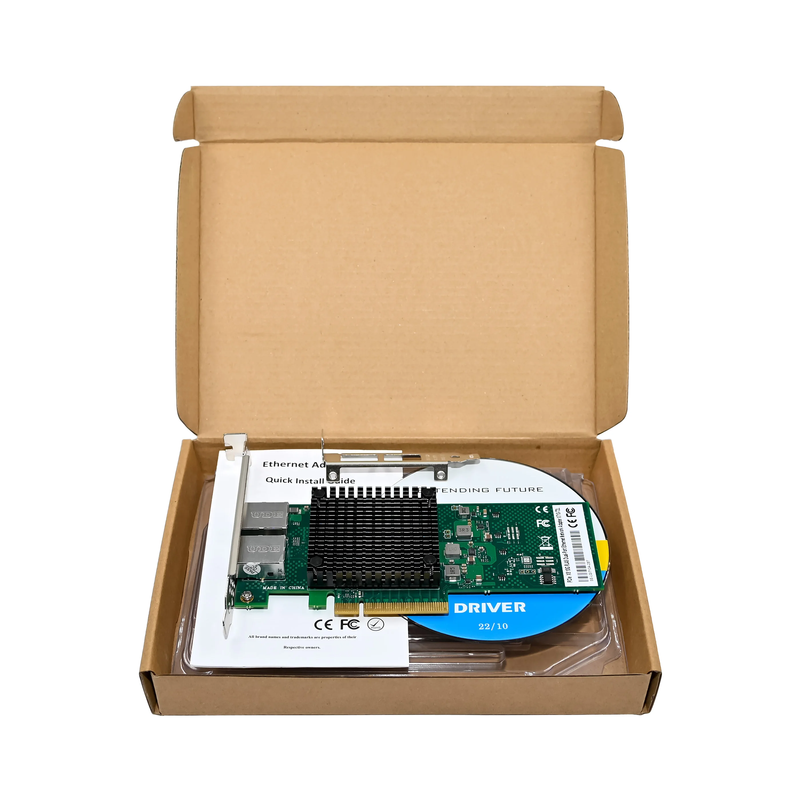 PCIe X8 Intel X710-T2L Dual-Port 10G Ethernet Card