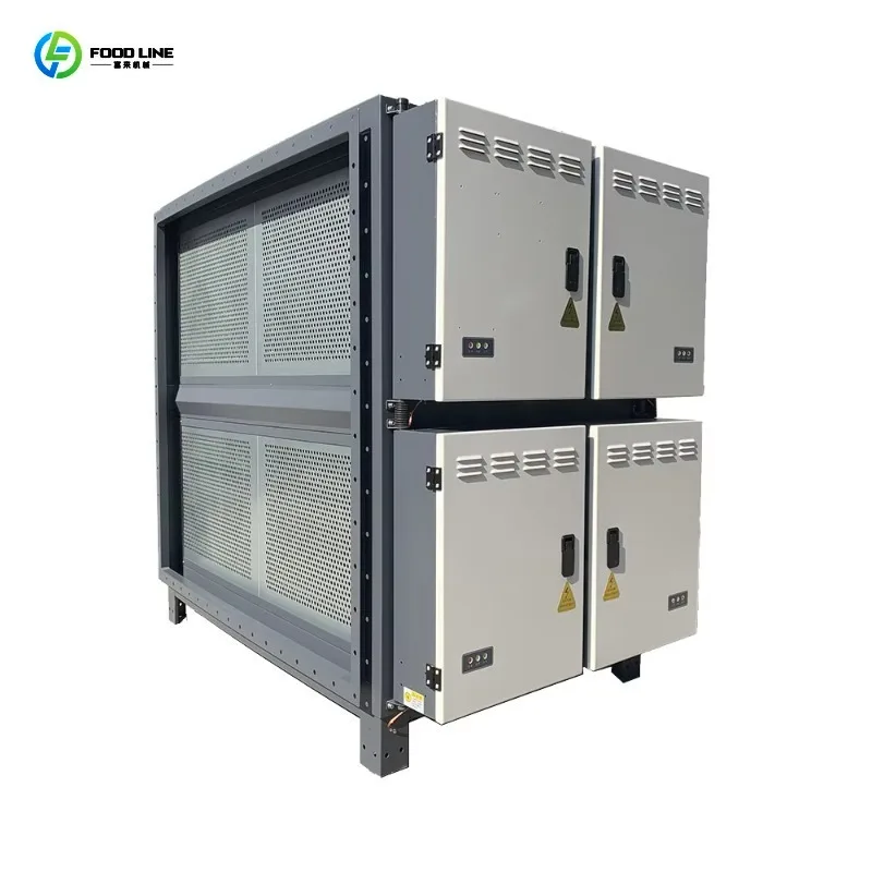 Factory Smoke Filter Restaurant Kitchen Industrial Oil Fume Removal Electrostatic Precipitator Air Purifier Customized