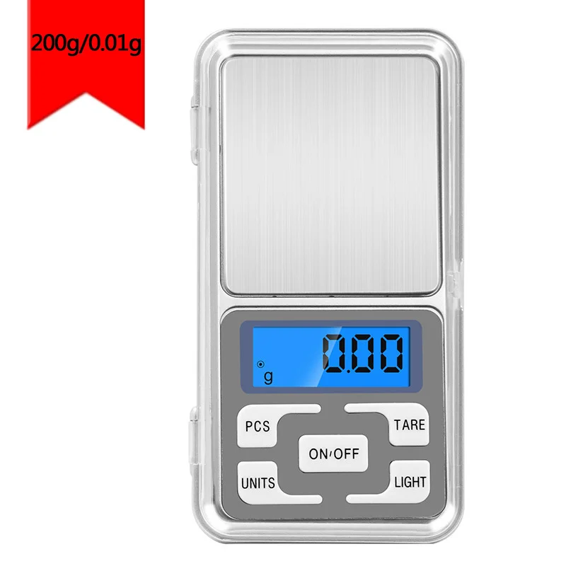 

20pcs Jewelry Scale Electronic Scale Exquisite Pocket Scale Mini Electronic Scale Tea Jewelry Platform Scale