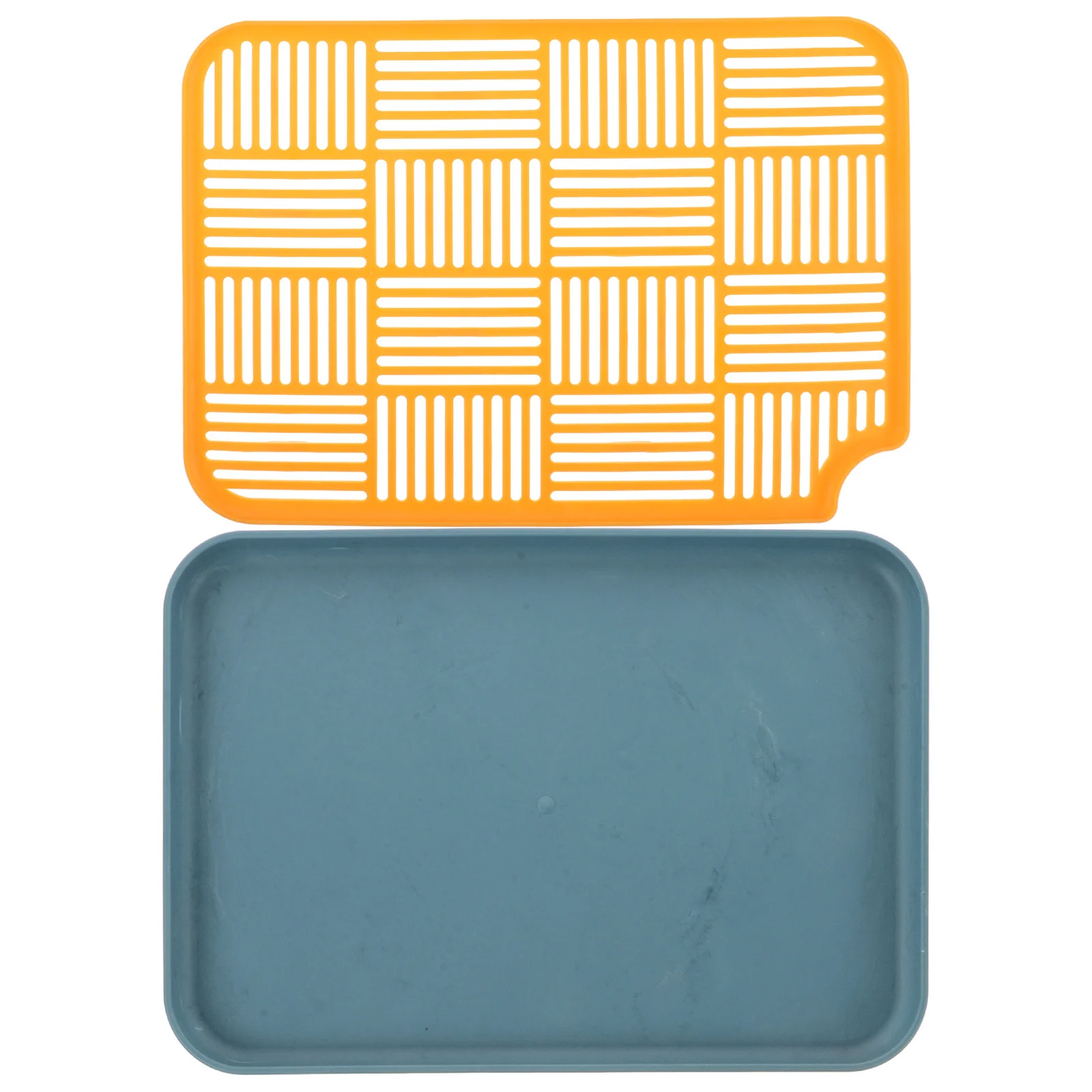 

Double Layer Fruit Draining Tray Kitchen Sink Drying Rack Efficient Drainage Rustproof Countertop Organizer Vegetable