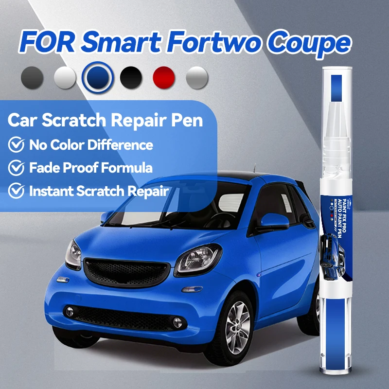 

Горячая новинка 2026: Аксессуары для Smart Fortwo Coupe – Карандаш для ремонта краски, средство для удаления царапин, DIY автоаксессуары, черный, крутой серебристый