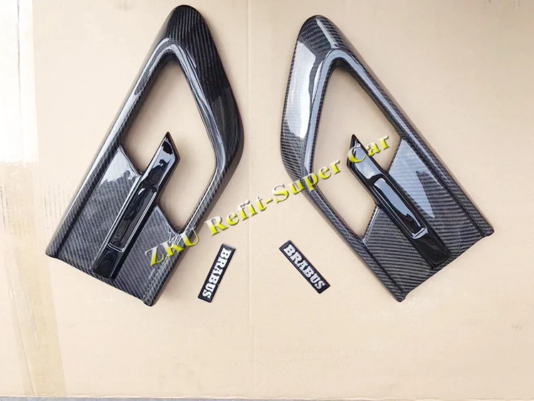 Suitable for Mercedes Benz C-Class W205 C180 C200 C63 modified Babos carbon fiber leaf panel air outlet